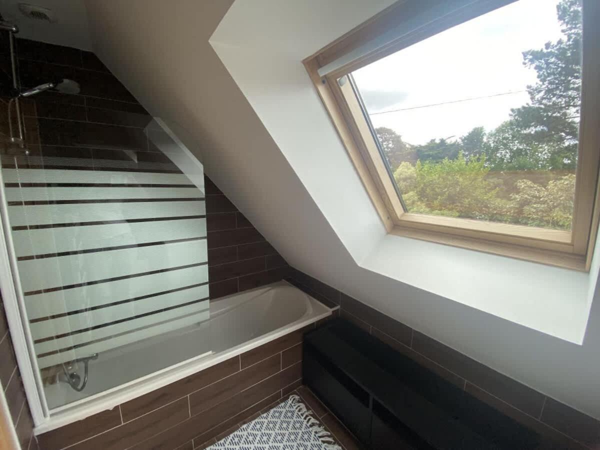 Large Farmhouse With Garden And Sea View For 8 People Locquenole Luaran gambar